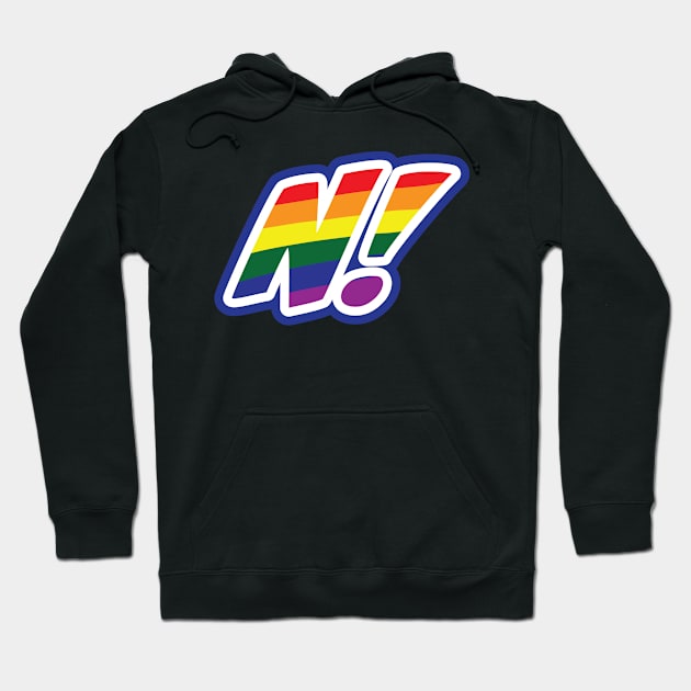 NERD PRIDE MONTH TEE 2 Hoodie by Ed Johnson Presents NERD! Merch